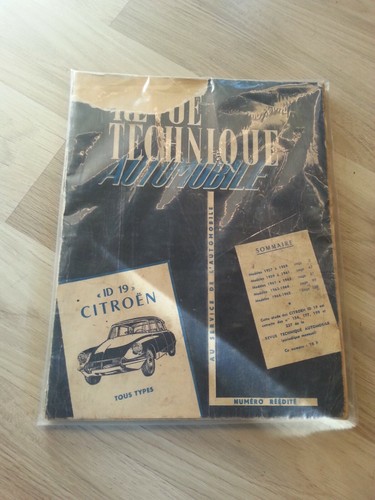 Ancienne revue technique - ancienne,