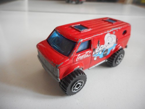 Matchbox 4x4 chevy van - 4x4, "coca