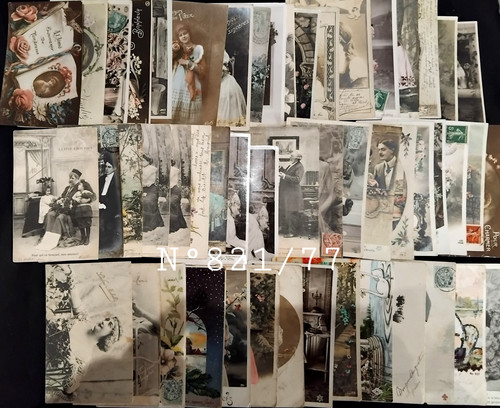 821 lot 50 cartes - de,