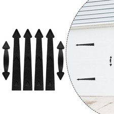 Matériel décoratif de porte de garage magnétique sans perceuse 6 pièces char
