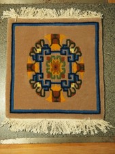 Petit tapis rebord à franges