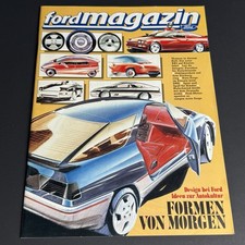 FORD MAGAZIN 2/84 / 40p magazine brochure / DE German / FIESTA XR2 DESIGN