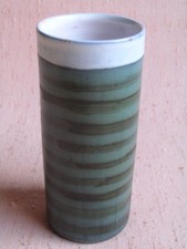 Jacques INNOCENTI-vase rouleau à décor rayures-années cinquante-signé J.I