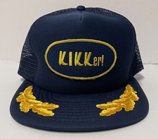KIKKER MESH CAP BLUE WITH GOLD LEAF