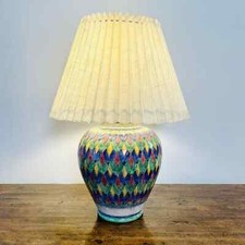 Sublime lampe signée Deruta