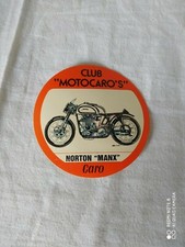 VINTAGE AUTOCOLLANT MOTO