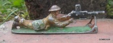 QUIRALU FOREIGN ARMIES / ENGLISH SOLDIER MACHINE GUN WWII