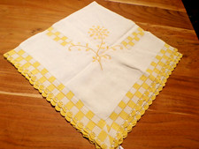 Linge ancien  Nappe en linon