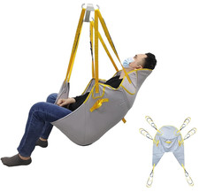 Patient Lift Sling Full Body Mesh Shower Transfer Sling Home U-Shape Divided Leg