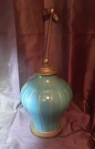 Ancienne lampe céramique - en,