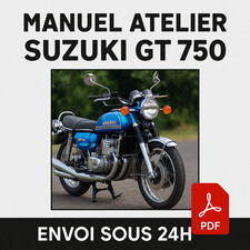 Manuel Atelier Suzuki GT 750