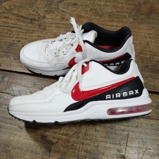 Nike Air Max LTD 3 Shoes Men’s Size 11 White University Red Black Sneakers