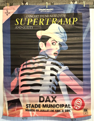 Supertramp rare affiche - rare,