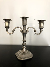 chandelier 3 branches métal années 70s vintage PORT OFFERT