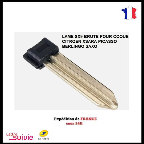Lame sx9 brute pour clé - lame,