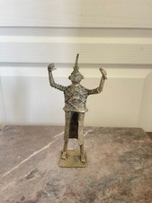 Ancien Statue Sculpture Bronze Dahomey Benin Ashanti Ghana Cire Perdue Akan