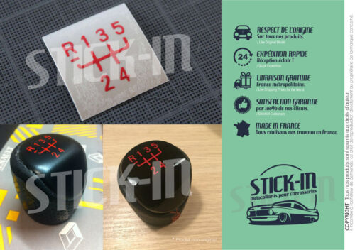 Autocollant stickers pommeau - autocollant,
