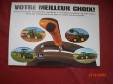 BROCHURE PUBLICITAIRE  TRANSMISSION  " AUTOPOWR" TRACTEURS  JOHN DEERE