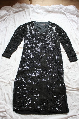 Vintage art deco robe - vintage, soie