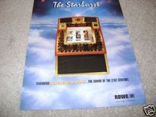 STARBURST CD rowe ami jukebox flyer