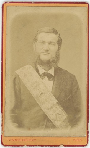 Cdv circa 1900 franc maçon - cdv,