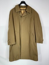 Manteau homme GRAND trench sans marque longues poches fermées cachées marron