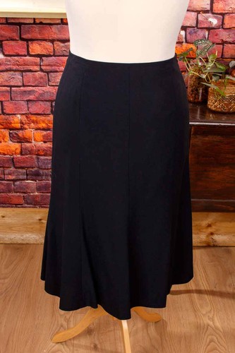 Robe midi noir lin - robe, en