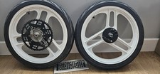 Motobecane MBK 51 Magnum Wheels Set Front Rear Drum Moped Grimeca Doppler Mitas