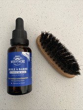 Brosse à barbe en bois poil