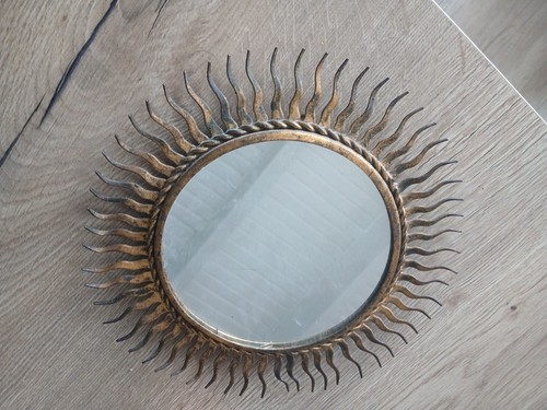 Ancien petit miroir soleil