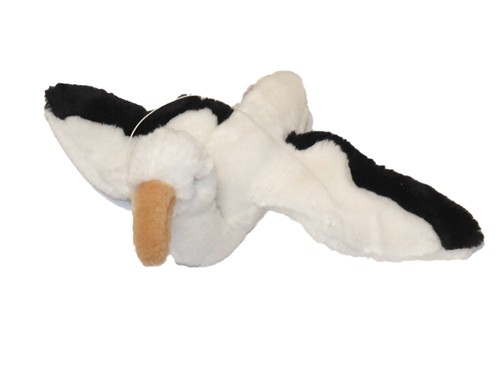 Vintage peluche cigogne - peluche,