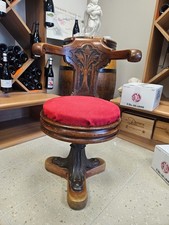 Fauteuil paquebot navire noyer