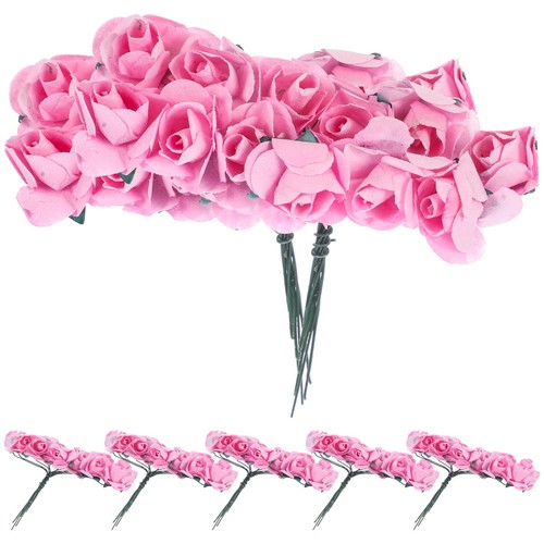 144pcs paper rose - , fleur