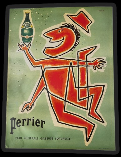 Affiche publicitaire ancienne - publicitaire,