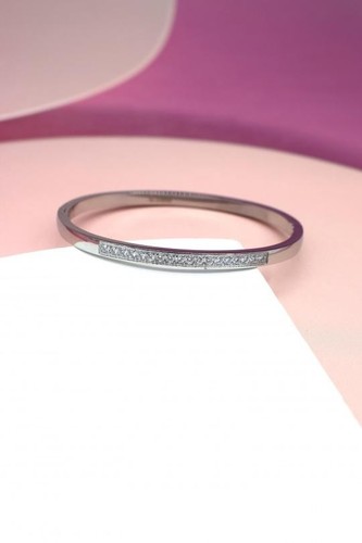 Bracelet rigide acier - , et