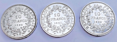 Lot pièces 10 francs - piÈces,
