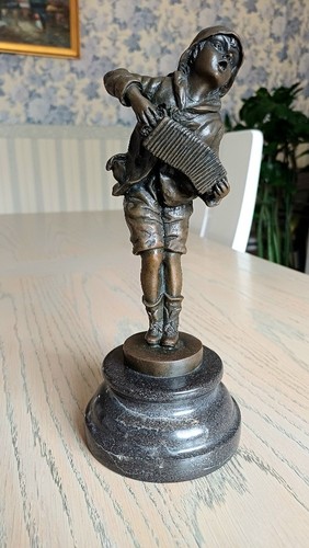 Sculpture bronze enfant - sculpture,