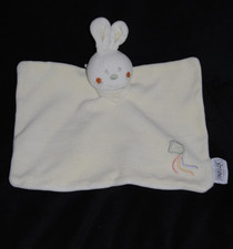 🍀Doudou Plat Lapin Jaune