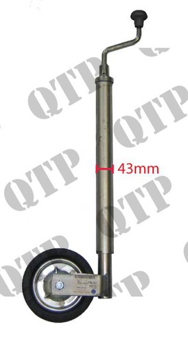 Roue jockey remorque - roue,