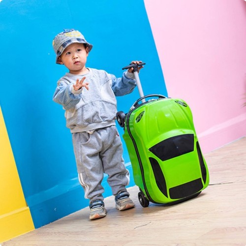 Valise enfant forme voiture - valise,