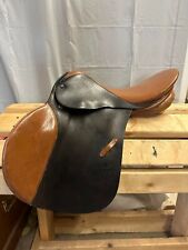 17.5" MW Stubben Siegfried VSS saddle Brown Leather two tone