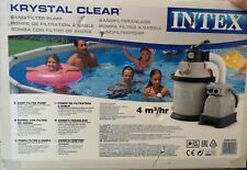 Pompe de filtration à sable 4,5m³/h  Intex pour piscine jusqu'à 29 m3 - NEUVE