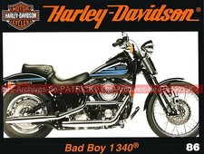 HARLEY DAVIDSON 1340 Bad Boy Magazine Enthusiast 1980 ; Bibo Custom MOTO HD