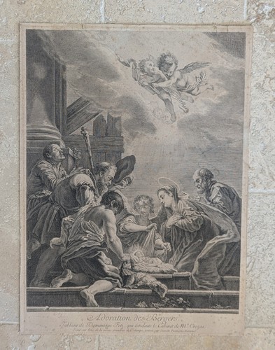 Gravure ancienne xviiieme - ancienne,