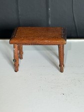 Miniature furniture, wooden table 1:12 for showcase dollhouse Diorama