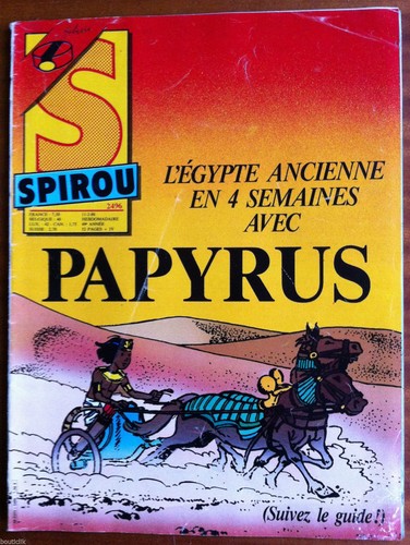 Spirou 2496 l - n°2496;, l'egypte