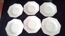 6 Assiettes  plates en