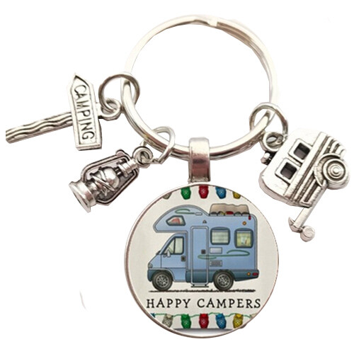 Porte clés camping - porte-clés,