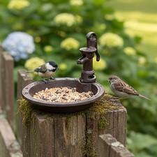 Mangeoire à oiseaux en fonte