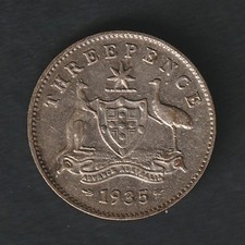 3 Pence Argent, AUSTRALIE